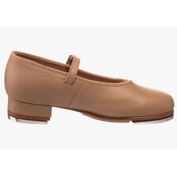 Bloch Girls Tap-On Leather Tap Shoes Buckle S0302G Tan Child Size‎ 12 New In Box - Picture 7 of 7